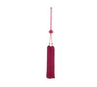 DQZRTUECA Spada cinese for arti marziali Tai Chi con nappa di seta e testa di legno, 12,6 pollici, multicolore(Pink)