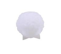 DQZRTUECA Stampo for candela in silicone a forma di palla di rosa for San Valentino, bianco, 40-90 mm(90mm)