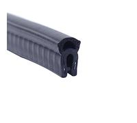DQZRTUECA Striscia di Tenuta a Forma di U, 6,56 Piedi, in Gomma Nera, for Cintura in Acciaio, for Automobili, Protezione for Bordi, Diverse Misure(16mm x 8mm)
