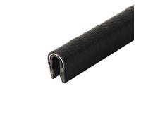 DQZRTUECA Striscia di Tenuta a Forma di U da 3,28 Piedi Nera con Cintura in Acciaio, Diverse Dimensioni for la sigillatura degli spazi tra i Bordi(8mm x 7mm)