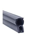 DQZRTUECA Striscia di Tenuta in Gomma a Forma di U con Bolla Superiore, 3,28 Piedi, Nera, Diverse Misure for Auto, Barche, casa(25mm x 10mm)