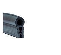 DQZRTUECA Striscia di Tenuta in Gomma a Forma di U con Bolla Superiore, 3,28 Piedi, Nera, Diverse Misure for Auto, Barche, casa(42mm x 12mm)