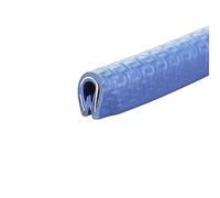 DQZRTUECA Striscia Protettiva in Gomma e Metallo a Forma di U, 3,28 Piedi, Multicolore, Multi-Dimensione(Blu,8mm x 6mm)