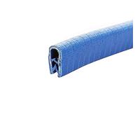 DQZRTUECA Striscia Protettiva in Gomma e Metallo a Forma di U, 3,28 Piedi, Multicolore, Multi-Dimensione(Blu,15mm x 8mm)