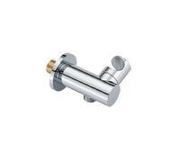 DQZRTUECA Supporto Doccia Regolabile a Parete for doccetta e Bidet, in Ottone Cromato, Filettatura G1 2(Type G with Outlet)