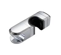 DQZRTUECA Supporto for Barra Scorrevole for Doccia in plastica ABS Universale da 18~25 mm, 2 Pezzi(Chrome Round Tube)