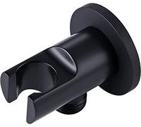 DQZRTUECA Supporto for soffione Doccia a Parete in Ottone con Flangia, 2 Pezzi