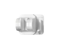 DQZRTUECA Supporto for soffione Doccia Autoadesivo Regolabile da Parete, 2 Pezzi, con Gancio Multicolore(White)