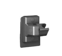 DQZRTUECA Supporto for soffione Doccia in ABS, Montaggio a Parete, Autoadesivo, Regolabile, Girevole, Portatile(Black)