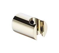 DQZRTUECA Supporto for soffione Doccia in plastica ABS, Montaggio a Parete for soffione Doccia da Bagno, doccetta, Trapano, Multicolore(Gold)