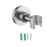 DQZRTUECA Supporto for soffione Doccia Portatile a 360° e spruzzatore for WC in Acciaio Inossidabile Multicolore(Silver a)
