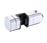 DQZRTUECA Supporto for soffione Doccia Regolabile for Barre scorrevoli da 15 mm a 30 mm, Cromato Multicolore(Silver)