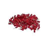 DQZRTUECA SV 2-4S Forcella Femmina Terminale di Giunzione Crimpare Cavo Connettore Filo 1000 pezzi Multicolore(Red)