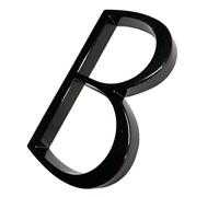 DQZRTUECA Targa in metallo con numeri da 0 a 9 e lettere da 5 pollici for cassetta postale esterna(B)