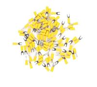 DQZRTUECA Terminale di giunzione femmina a forcella tipo Y, connettore for cavi elettrici a crimpare SV 24S, 1000 pezzi(Yellow)