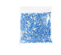 DQZRTUECA Terminali a forcella con crimpatura, connettori a forcella, ghiere preisolate blu, diverse misure, 500 pezzi(SV2-4s)