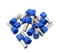 DQZRTUECA Terminali isolanti for tubi E10-12 10 mm2 Connettore for cavi e fili a crimpare 100 pezzi multicolore(Blue)