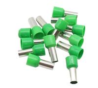 DQZRTUECA Terminali isolati for cavi E16-12, 16 mm2, connettori for cavi in rame, crimpatura multicolore, 100 pezzi(Green)