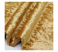 DQZRTUECA Tessuto for tappezzeria in Velluto Elasticizzato in 2 direzioni, Larghezza 150 cm, for Fai da Te, Multicolore, Diverse Misure(Yellow 28,1m)