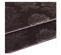 DQZRTUECA Tessuto for tappezzeria in Velluto, Larghezza 55" e Lunghezza 100 cm, 450 g/m, Poliestere, Goffrato, Decorazione Vintage for la casa, Cucito e Artigianato, Multicolore(Coffee)
