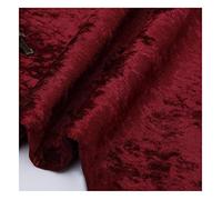 DQZRTUECA Tessuto in Velluto Elasticizzato in 2 direzioni, Larghezza 150 cm, for tappezzeria, Arredamento for la casa, Multicolore, Diverse Misure(Dark Red 15,1m)