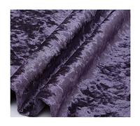 DQZRTUECA Tessuto in Velluto Stropicciato 150 cm, Elastico in 2 direzioni, for Arredamento, Cucito, tappezzeria, Multicolore, 1-2 m(9,2m)