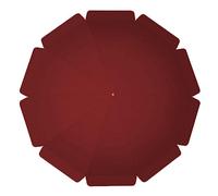 DQZRTUECA Tettuccio di Ricambio for ombrellone Multicolore 2,2 m-3,6 m 8 10 Stecche(Wine Red,3.6m (Rib Length 168cm))
