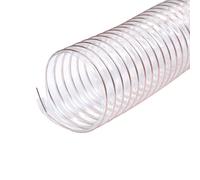 DQZRTUECA Tubo Flessibile in PU con Filo di Rame 1M Trasparente 0,93 mm di Spessore della Parete 140-165 mm ID(Inner Diameter:165mm)