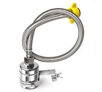 DQZRTUECA Valvola a galleggiante con riempimento automatico da 1/2 pollice con interruttore for tubo flessibile da 60 cm, serbatoio dell'acqua con morsetti multipli(Wide Edge Clamp)