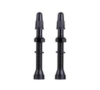 DQZRTUECA Valvole Multicolori Dimensioni Multiple for Pneumatici da Mountain Bike da Strada tubeless 2 Pezzi(Black-60mm)