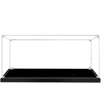 DQZRTUECA Vetrina in acrilico for modello Lego 10274 non inclusa, 55x25x25 cm, spessore 2 mm/3 mm(2mm)