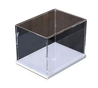 DQZRTUECA Vetrina in acrilico, scatola di prova rimovibile, contenitore for oggetti da collezione, trasparente, diverse dimensioni(10X10X10CM)