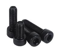 DQZRTUECA Viti for macchine M3 con testa a esagono incassato, acciaio al carbonio di grado 12.9, misure multiple, 100 pezzi(M3X6 100PCS)