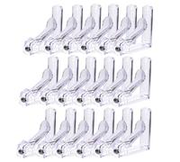 DQZSY 18 mollette trasparenti in plastica per tovaglia, fermagli da picnic, fermatovaglia a molla, porta tovaglia per casa, feste e picnic