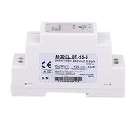 DR 15 5 Din Rail Uscita singola Alimentazione Switching Alimentatore 15W 5V 3A Raffredmento automatico, Modulazione della larghezza dell'impulso (PWM) Atto per gli armadietti di