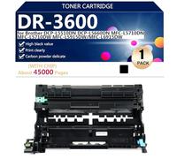 DR-3600 Unità Tamburo ad Alta Capacità Compatibile per Brother DCP-L5510DN DCP-L5660DN MFC-L5710DN MFC-L5710DW MFC-L5915DW MFC-L6915DW Stampanti, Disponibili Varie Specifiche,Black-1 pack