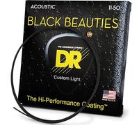 Dr a exbk BKA-Lite chitarra 11 Extra Black Beauties Medium
