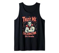 Dr. Acula Giochi di parole di Halloween per professionisti medici Canotta