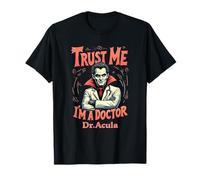 Dr. Acula Giochi di parole di Halloween per professionisti medici Maglietta