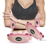 Dr. Arthritis Tutore Epicondilite Gomito Ideato da Medici-Gomitiera per Epicondilite Adatta per Avambraccio Destro e Sinistro - Allevia i Sintomi del Gomito del Tennista (Taglia Unica, 1 Paio, Rosa)