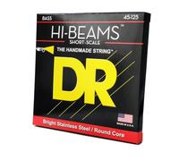 DR B HIBE SMR5-45 Tite Medium High Beam Short Scale corda | nucleo rotondo, in acciaio inox, suono brillante, molto sostenuto, made in USA