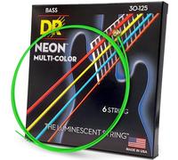 DR B NEON MCB6-30 HiDef Bass string (6-corda) multicolore
