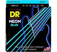 Dr B Neon nbb6 - 30 HiDef Medium Corde (6 Corde) Blu