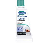 Dr. Beckmann Fleckenteufel- Smacchiatore per ruggine e deodoranti, 50 ml | Formula riduttrice | Anche per piastrelle, vasche e lavandini | Pretrattamento mirato