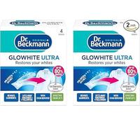 Dr Beckmann, Glowhite Ultra - Sbiancante per tessuti, 8 bustine da 40 g