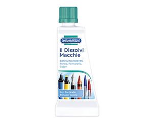 Dr. Beckmann Il Dissolvi Macchie Biro & Inchiostro | Lo smacchiatore specifico contro le macchie di inchiostro di biro, penne a sfera e molto altro | 50 ml