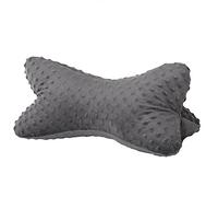 Dr. Berger Cuscino da lettura, 40 x 18 cm, design Minky, 380 g, in cotone extra soffice, cuscino cervicale ergonomico per rilassarsi per una comoda lettura, TV, viaggi, antracite