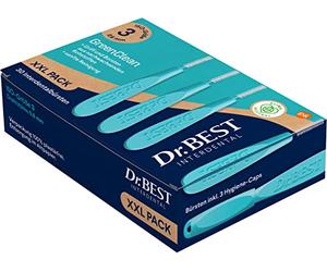 Dr.BEST GreenClean Interdental, Bigpack Size 3, 30 pezzi - Spazzole interdentali per una pulizia delicata degli spazi interdentali