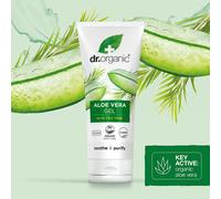Gel Corpo Emolliente e Rinfrescante all'Aloe Vera con Tea Tree da 200ml per Pelle Secca ed Irritata, Dr Organic
