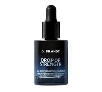 Dr. BRANDT Drop of Strength All-Day Strengthening Facial Sérum con alfa glucano, ácido hialurónico, extracto de células madre de bayas del Ártico y adaptógenos para combatir envejecimiento (30 ml)